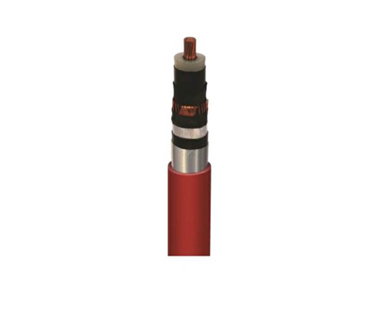 کابل قدرت فشارمتوسط بانوار ضدآب N2XS(FL)2YBY(30KV)1×۳۰۰ RM/25 سیمکو