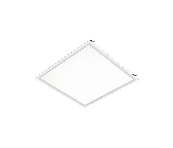 پنل توکار LED 60*60 لدیلوکس ۵۲ وات نور مهتابی و دیفیوزر شفاف low UGR سقف یکپارچه مازی نور