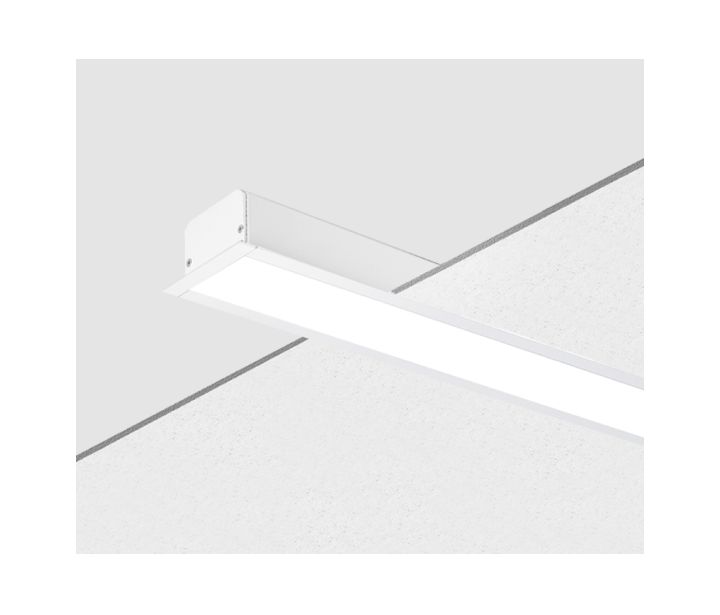 چراغ LED خطی توکار عمق کم اینفینیتی(DS) 24 وات با نور یخی با دیفیوزر اکریلیک – سفید، مازی نور