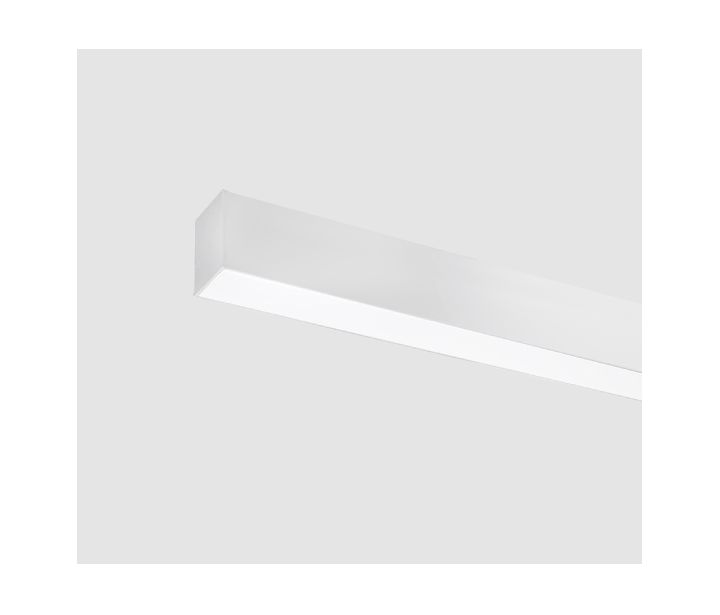 چراغ LED خطی روکار/آویز اینفینیتی(E) 39 وات با نور یخی با دیفیوزر اکریلیک – سفید، مازی نور