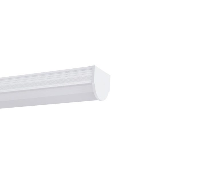 چراغ خطی روکار/آویز آسنا محدب ۲۰ وات LED با نور یخی،بدنه سفید تولید نور