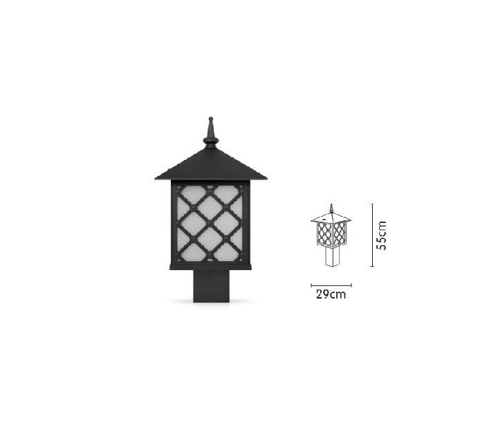 چراغ چمنی کارن ۲ با ارتفاع ۵۵ سانتی متر شب تاب