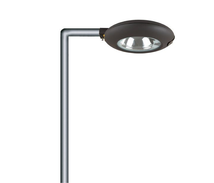 چراغ خیابانی برای لامپ ۱۵۰ وات متال هالاید،بخار سدیم مدل LX بدنه خاکستری تیره شعاع(۲ تایی)