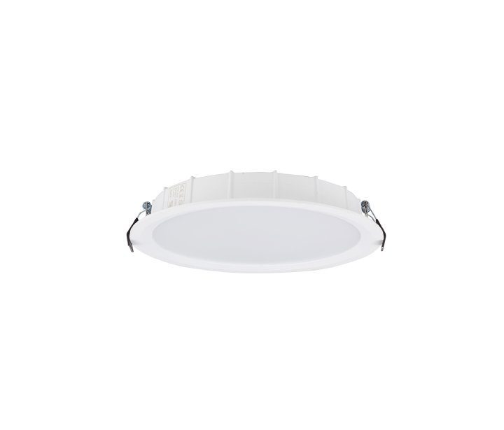 چراغ دانلایت توکار LED با توان ۳۰ وات نور مهتابی بدنه سفید شعاع(۱۰ تایی)
