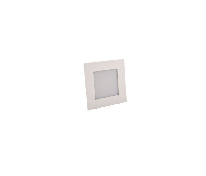 چراغ دکوراتیو توکار LED ویترینی مربع با توان ۲ وات نور مهتابی EDC