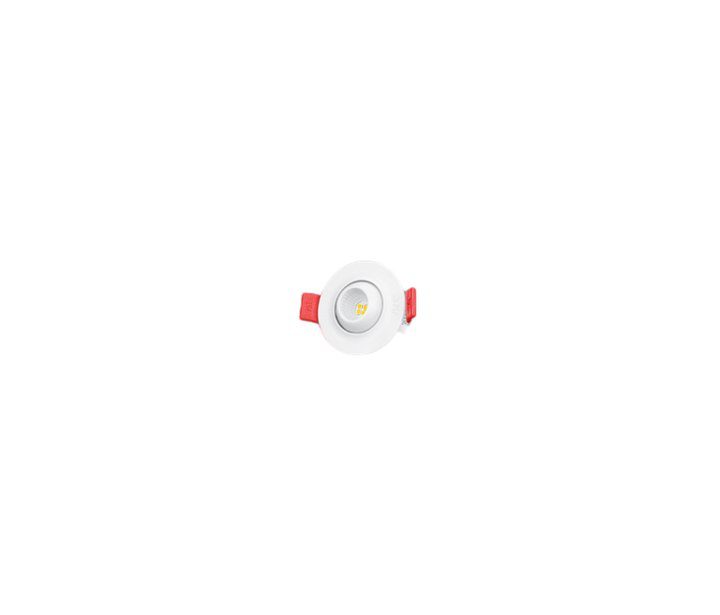 چراغ دانلایت توکار SMD چشمی متحرک ۳ وات دایره نور یخی پارس شعاع توس(۱۰۰ تایی)