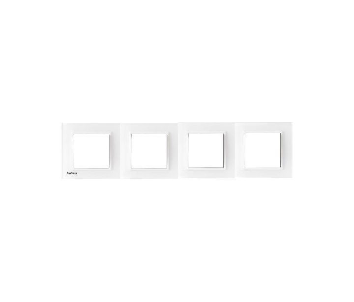 قاب کریستال،طرح شیشه چهار خانه سفید (۱۰۳) مهسان(۵۰ تایی)