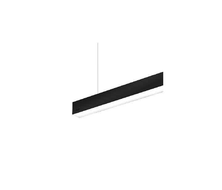 چراغ خطی آویز لاینیوم LED با توان ۴۸ وات طول ۱۲۰ سانتی متر نور مهتابی بدنه مشکی EDC