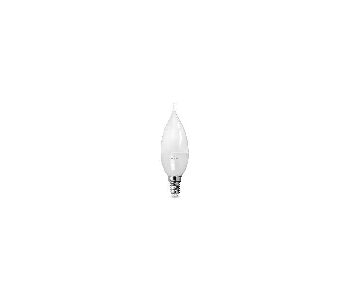 لامپ LED شمعی اشکی مات ۷ وات پایه E14 نور یخی EDC