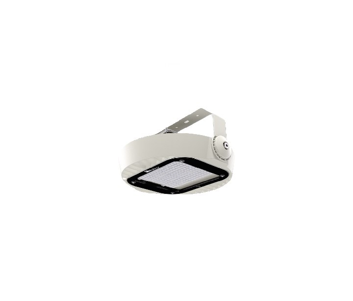 چراغ LED هرکولد S با IP66 توان ۱۵۰ وات با نور مهتابی و پخش نور متقارن تیز بدنه شیری مازی نور